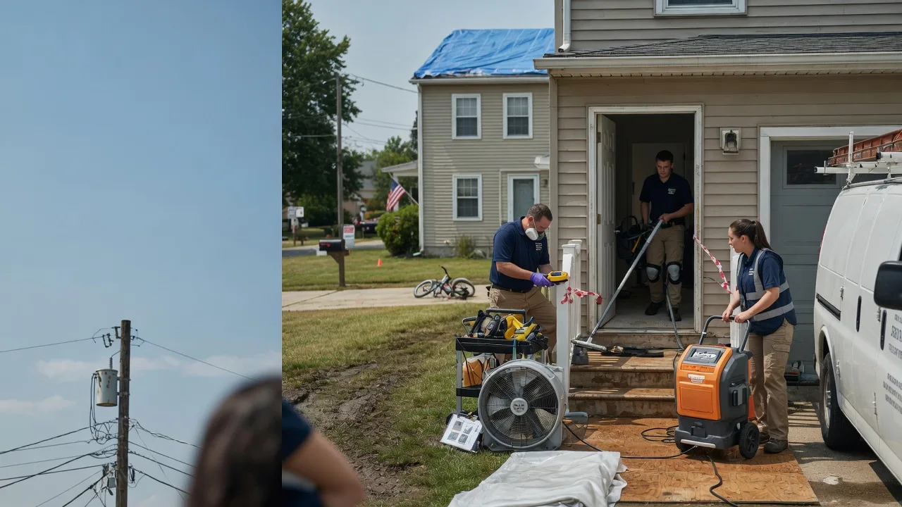 Water Damage Repair in Bruceville, IN near me